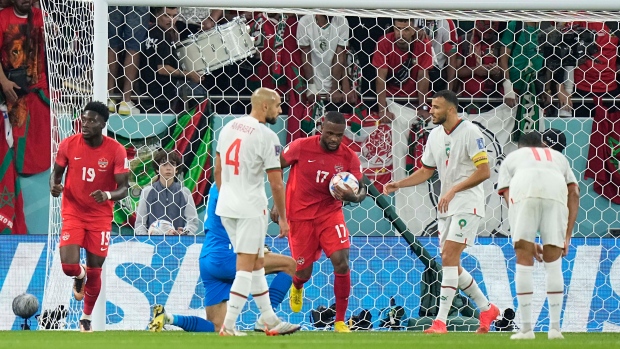 Cyle Larin Nayef Aguerd, The Canadian Press Cyle Larin Nayef Aguerd