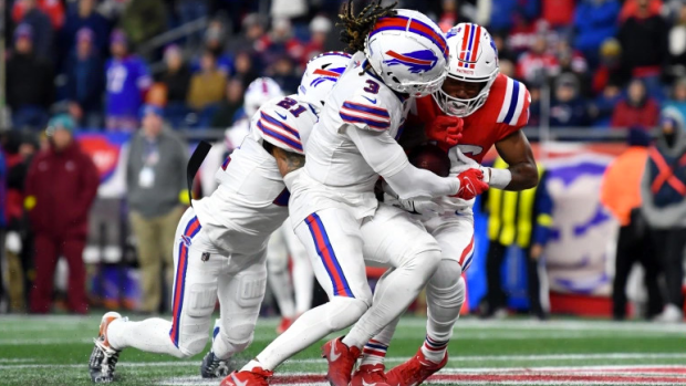 Jordan Poyer and Damar Hamlin hit Jakobi Meyers, Getty Images Jordan Poyer and Damar Hamlin hit Jakobi Meyers