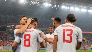 Switzerland tops Serbia to advance from Group G