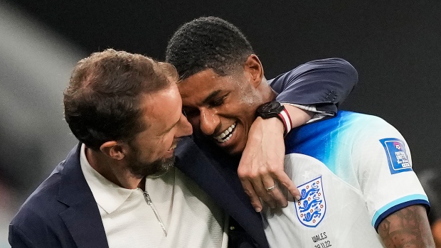Gareth Southgate, Marcus Rashford, The Canadian Press Gareth Southgate, Marcus Rashford