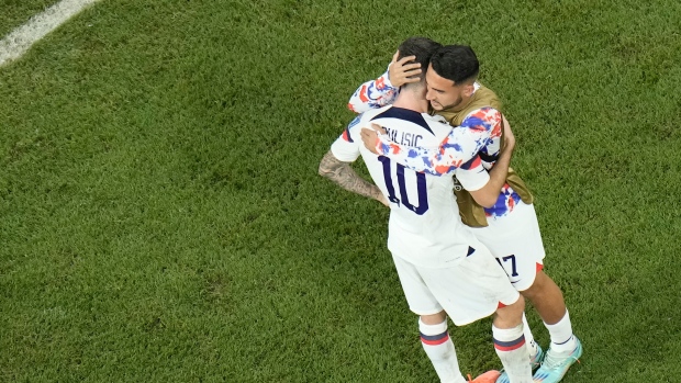 Christian Pulisic, Cristian Roldan, The Canadian Press Christian Pulisic, Cristian Roldan