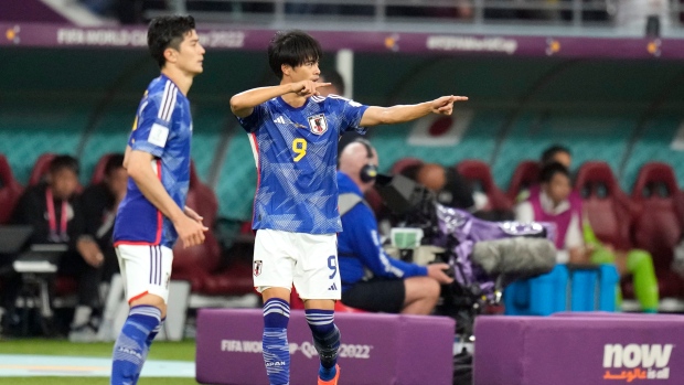 Kaoru Mitoma (9), Ao Tanaka, The Canadian Press Kaoru Mitoma (9), Ao Tanaka