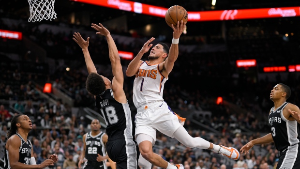 Phoenix Suns' Devin Booker, The Canadian Press Phoenix Suns' Devin Booker