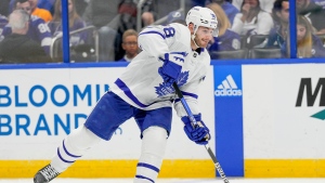 Maple Leafs D Mete leaves game with lower-body injury