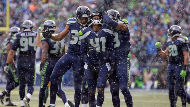 Maxwell, Seahawks celebrate, The Canadian Press Maxwell, Seahawks celebrate