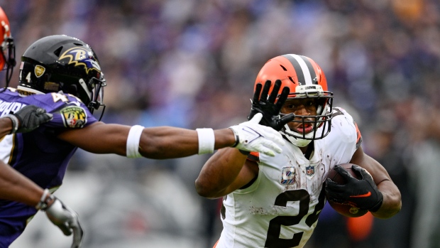 Nick Chubb, The Canadian Press Nick Chubb