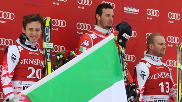 Italy's Paris beats Austrians Mayer, Streitberger for first career World Cup super-G win 