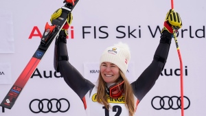Canada's Grenier wins giant slalom gold in Slovenia