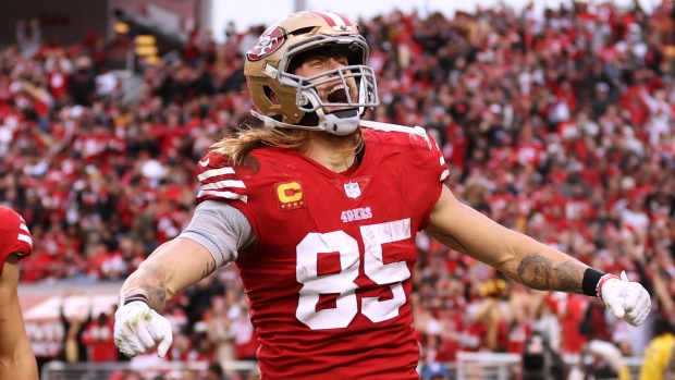 George Kittle, Getty Images George Kittle