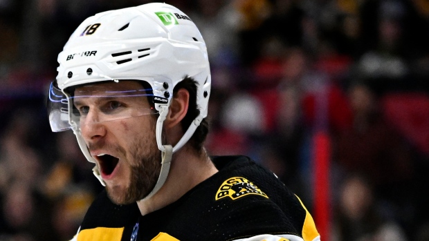 Pavel Zacha has decided on his new number with the Bruins