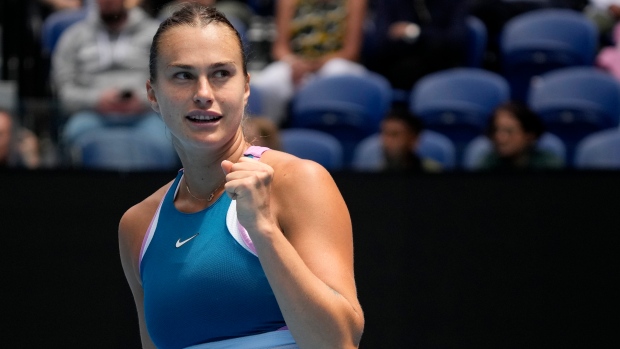Aryna Sabalenka, The Canadian Press Aryna Sabalenka