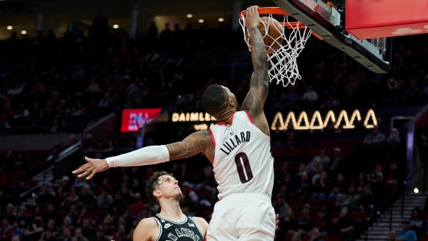 Damian Lillard, The Canadian Press Damian Lillard