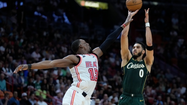 Bam Adebayo Jayson Tatum, The Canadian Press Bam Adebayo Jayson Tatum