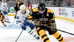 Mitch Marner and Brad Marchand