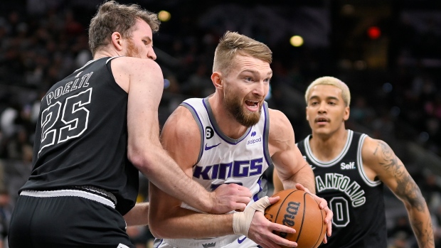 Sabonis' double-double helps Kings power past Spurs
