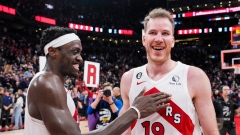 Pascal Siakam and Jakob Poeltl 