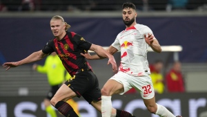 Man City held by Leipzig in last 16 of Champions League