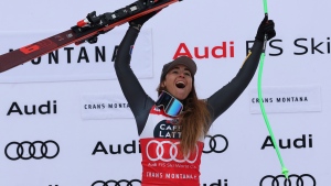 Goggia wins World Cup downhill, closes on season title