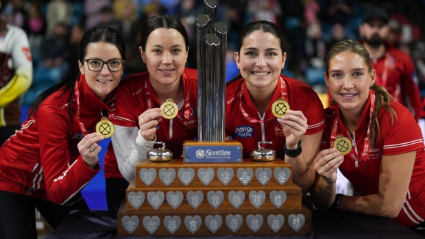 Drużyna Kerry Einarson wygrywa czwarte z rzędu Szkotów, prowadzi Jennifer Jones z Manitoby