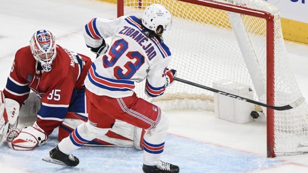 Mika Zibanejad scores OT winner to lift Rangers past Canadiens in