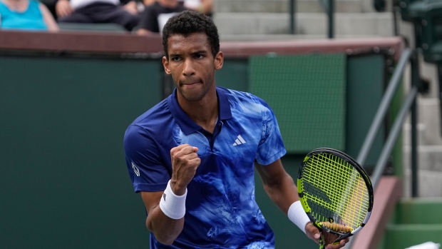 Auger-Aliassime wins at Indian Wells; Fernandez, Andreescu ousted
