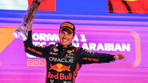 Perez holds off Verstappen's charge to win Saudi Arabian GP