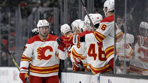 Flames bounce back with massive victory over Ducks