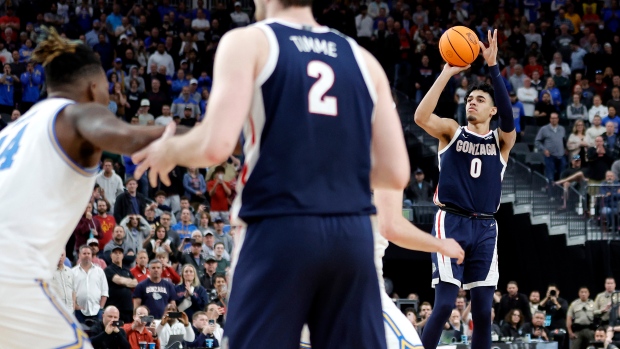 Gonzaga edges UCLA in Sweet 16 on Strawther’s dramatic three