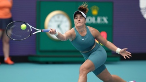 Andreescu has brace on foot, awaiting official test results
