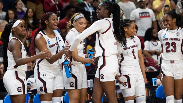 South Carolina uses size to overpower UCLA in March Madness