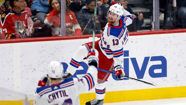 Rangers rally for four straight goals, beat Panthers