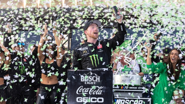 Reddick survives late restarts to earn NASCAR victory COTA