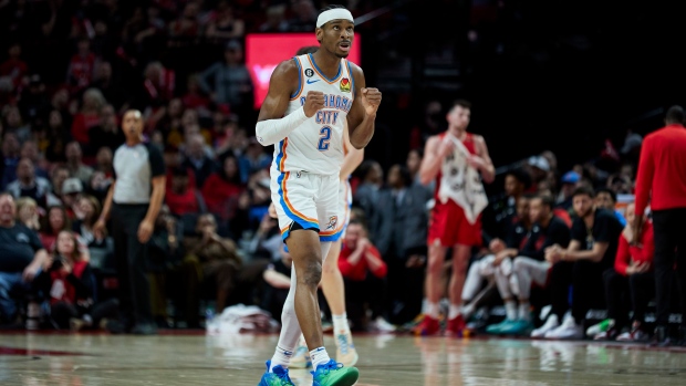 Gilgeous-Alexander scores 31, Thunder beat depleted Blazers