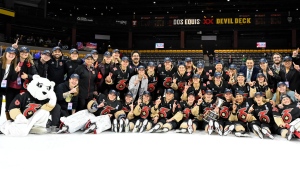 Six edge Whitecaps in OT to capture first Isobel Cup in franchise history