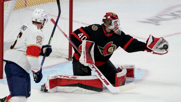 Senators pounce on Panthers, hang on for win