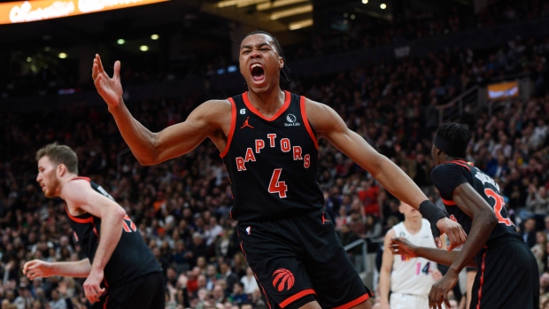 Barnes' career-high 12 assists helps Raptors beat Heat, inch closer to 7-seed