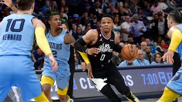Westbrook has season-high 36 points, Clippers beat Grizzlies