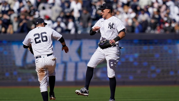 Judge, Cole lead Yankees to Opening Day shutout of Giants