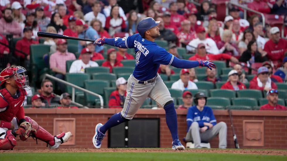 Springer's five hits help Jays to Opening Day win over Cardinals