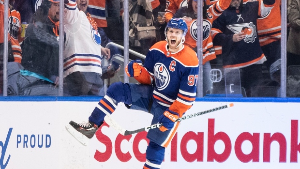 McDavid scores 61st goal, Oilers move past Kings to second in Pacific