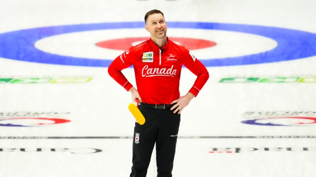 Canada's Gushue splits games on opening day at World Men's Curling Championship
