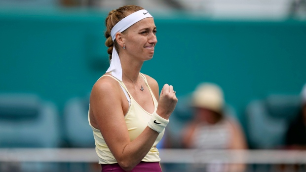 Kvitova upends Rybakina for women's Miami Open title