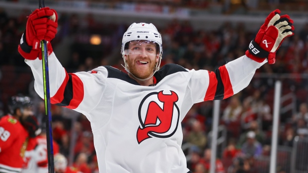 Devils have six different scorers in victory over Blackhawks