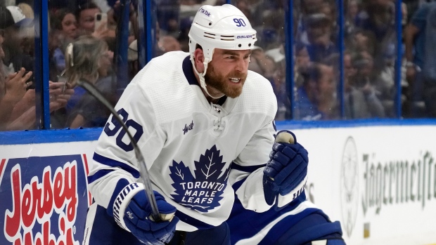 TSN on X: Leafs' Lafferty fined for cross-check on Lightning's