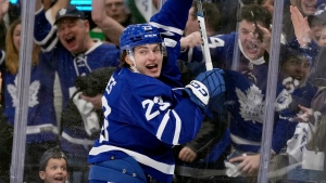 Knies determined to make the most of chance beside Tavares  