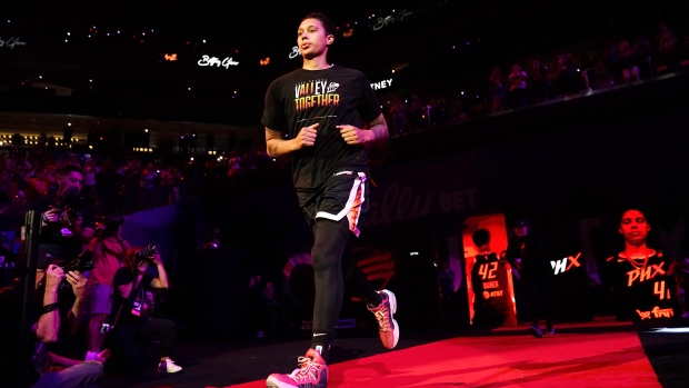 Griner emotional after 'amazing' Phoenix homecoming