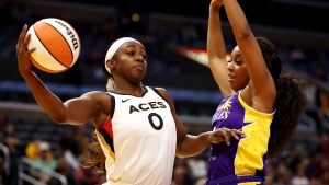 Young has 30, Aces top Sparks to go 2-0 without Hammon