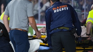 Blazers defenceman Masters out of hospital, will miss remainder of Memorial Cup