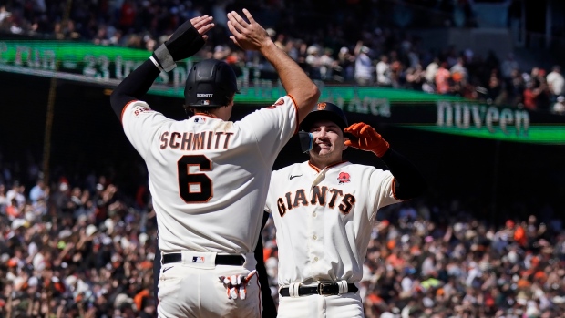 Bailey's four RBIs on 24th birthday leads Giants to rout of Pirates