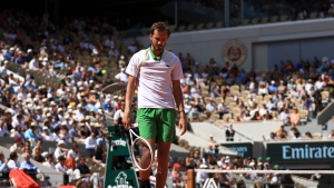 Medvedev stunned by Seyboth Wild in opening-round match at Roland-Garros